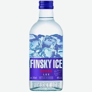 0.25 литра алкогольного напитка Финский лед, известного под названием водка,