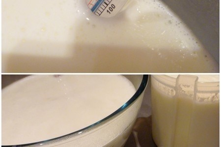 Приготовление йогурта и творога в домашних условиях: этап 7