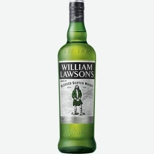 Бутылка виски Вильяма Лоусона объемом 1000 мл.