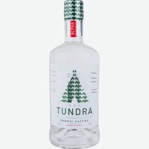 0,5 литра водки Tundra Nordic Nature 40% алкоголя, происхождение - Россия.