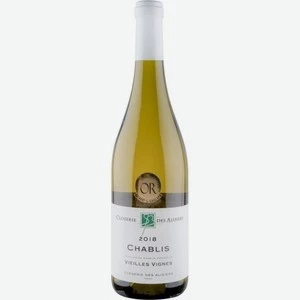 Белое сухое вино Closerie des Alisiers Chablis Vieilles vignes из Франции с содержанием алкоголя 12,5% и объемом 0,75 литра.