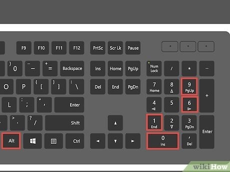 Шаг 4: Нажмите и удерживайте клавишу Alt, а затем наберите 0169 на цифровой клавиатуре, если вы используете другую программу на ПК с Windows.